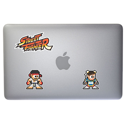 8-bit Street Fighter Sticker Decal Pack