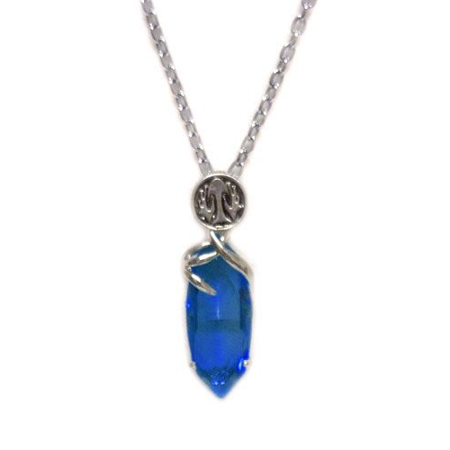 Final Fantasy Blue Save Crystal Necklace