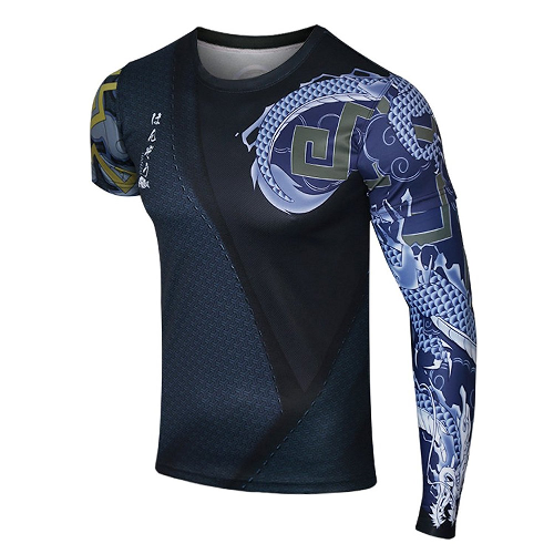 Hanzo Short Sleeve Elastic Sport Shirt